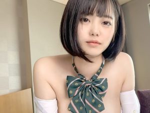 放課後ホテルで援交パパ活~ショートボブの可愛い清楚系の制服女子校生がオジサン中年チンポ挿入で…メス顔うっとり絶頂アクメ