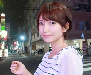 ショートカットの童顔ロリ系~くっそ可愛いクセにヤリマンビッチな美少女♡3Pに興味津々の制服少女と円光ゴム無し乱交SEX